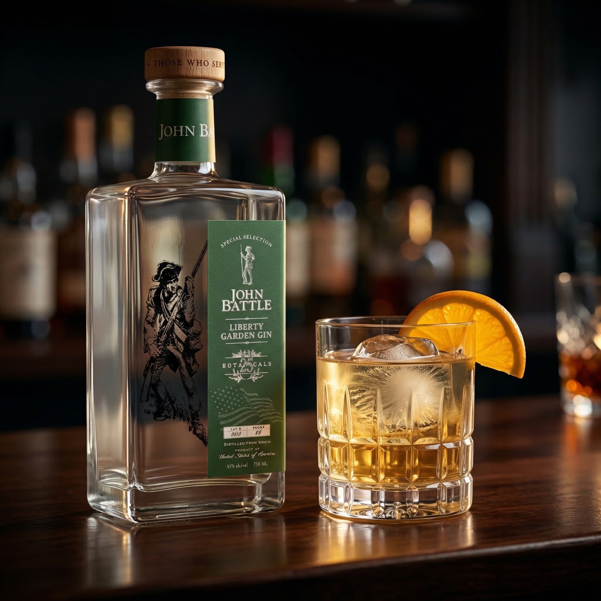 The Bridge Watch cocktail with gin, dry vermouth, and Italicus