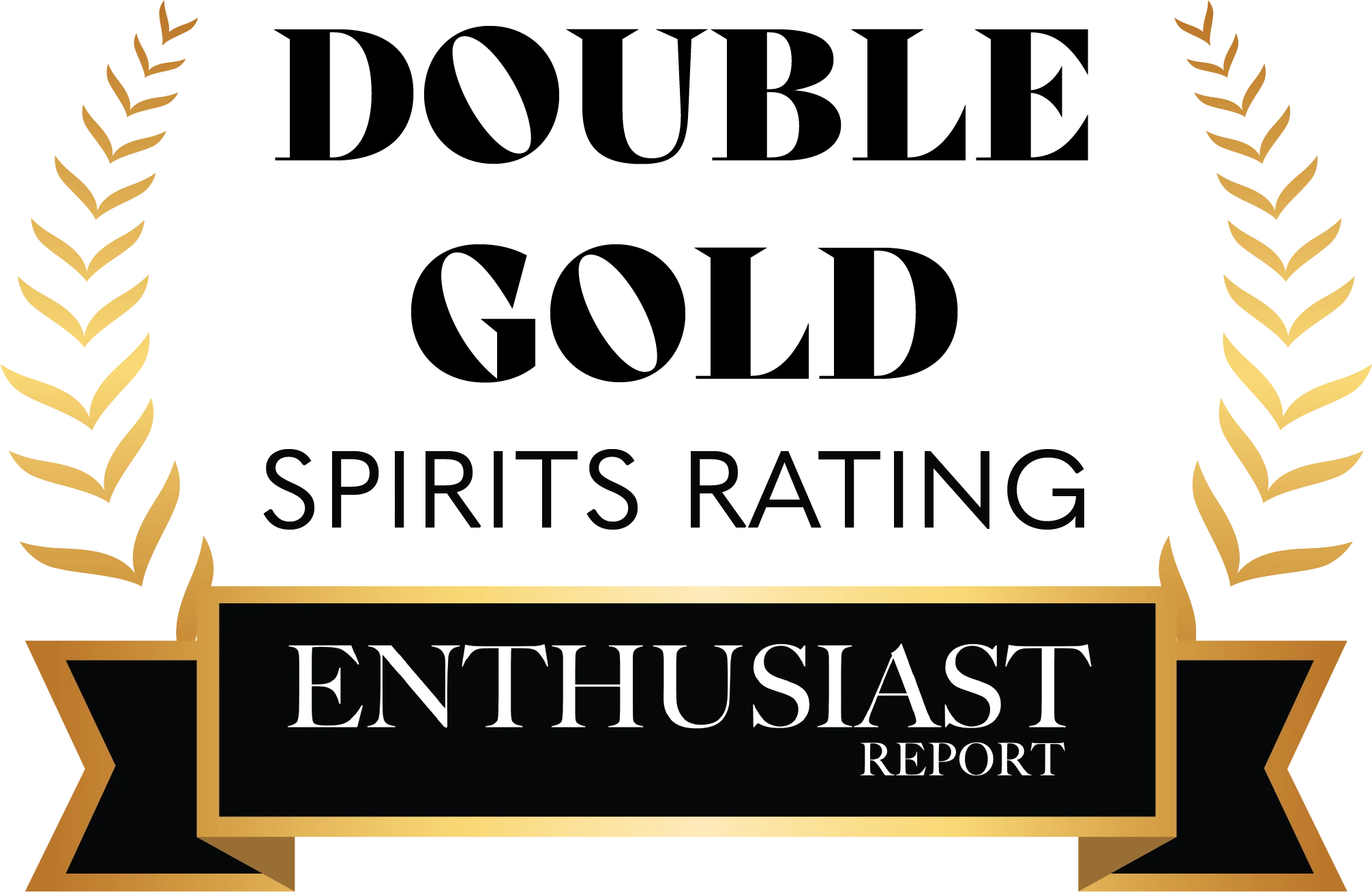 Enthusiast Report Double Gold Spirits Rating — Brigade Bourbon