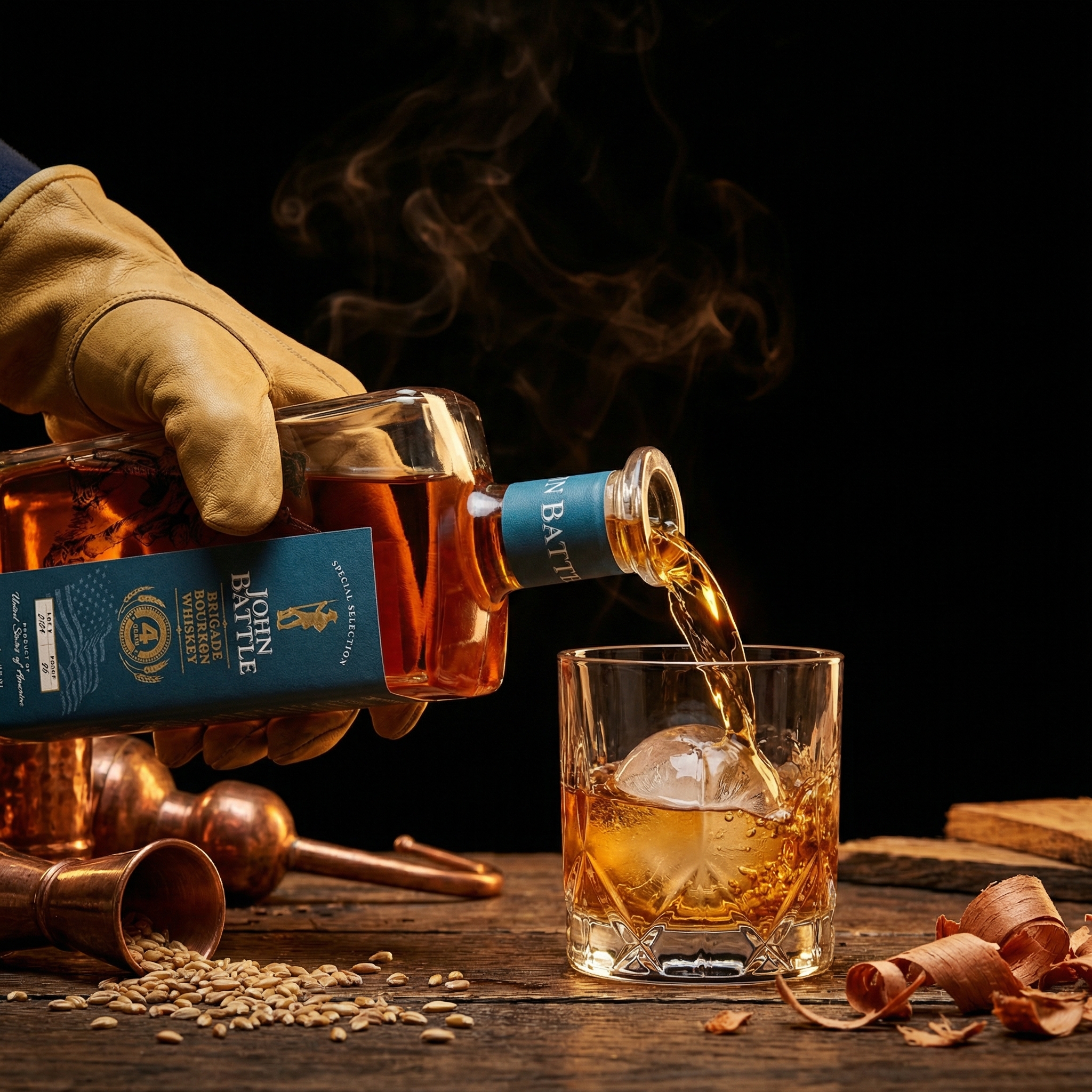 Brigade Bourbon Bottle
