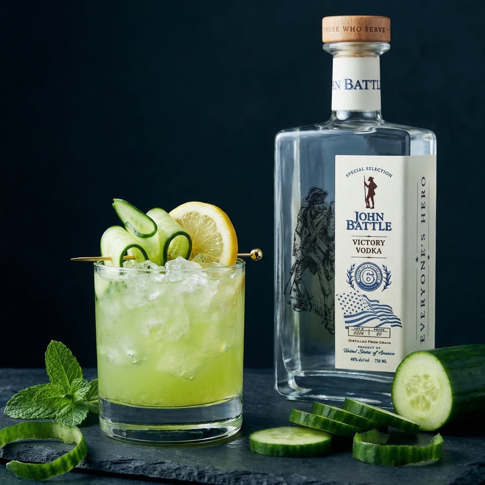 Vodka Cucumber Smash